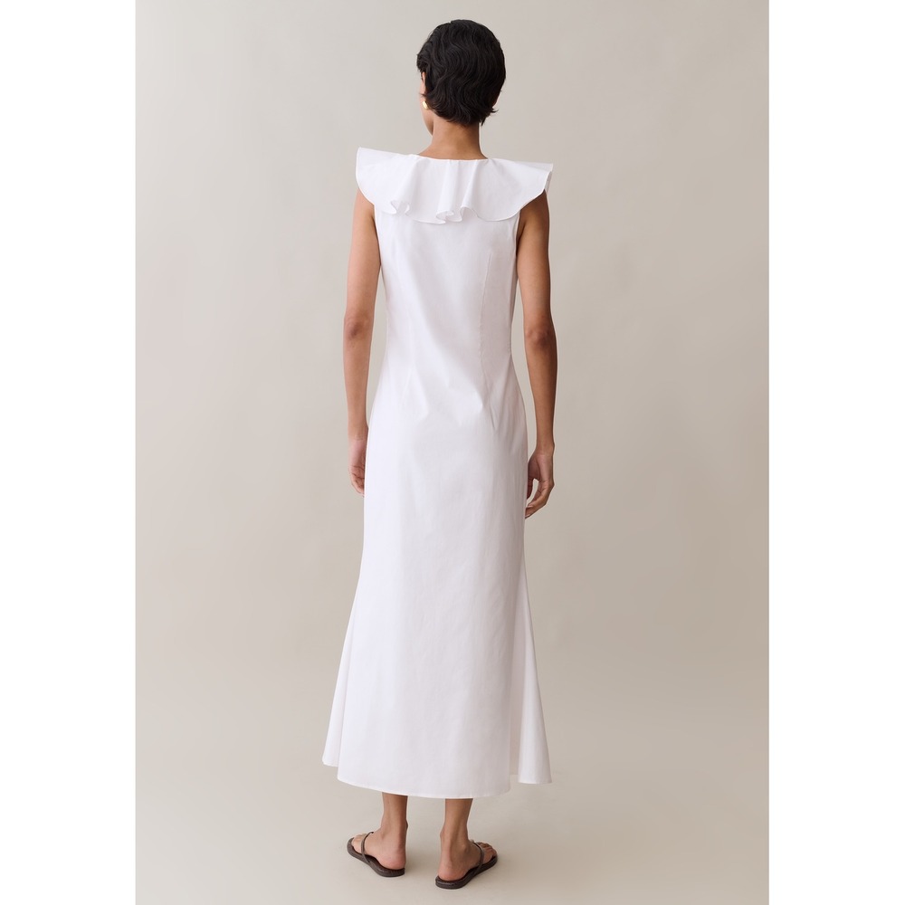 Few Moda White Charm Cotton Dress / Size 6 / NWT & Still in Bag / MSRP $172.50 - Picture 4 of 5